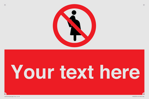 Custom prohibition not for pregnant women